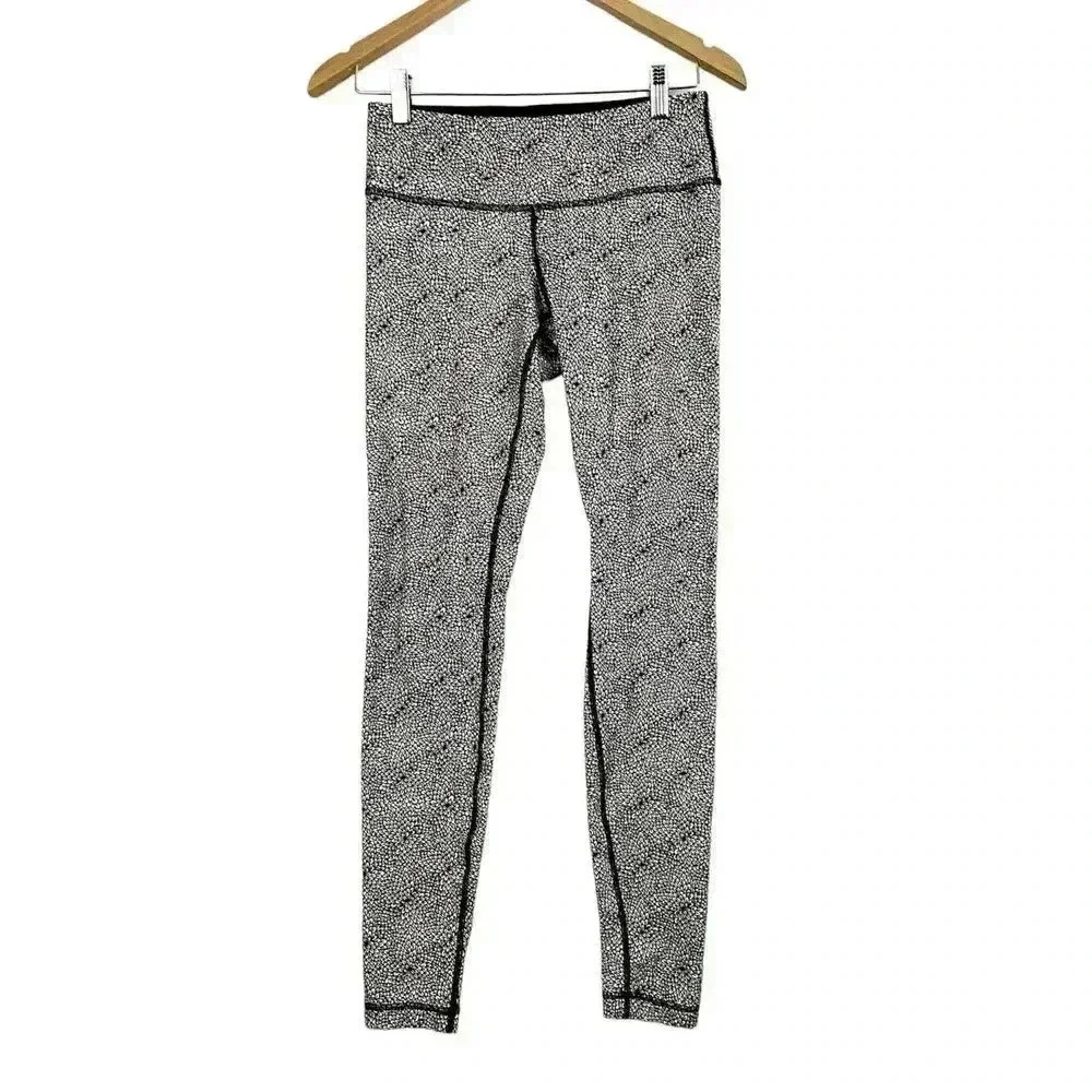 Lululemon Wunder Under‎ Leggings Size 6 Plush Petal Deep Coal Ghost Pants